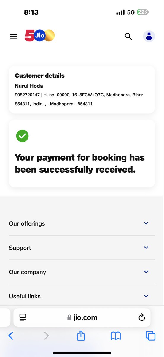 SKADDU10's tweet photo. Unable to find any details it has been approx 5 months still no calls or installation if i check with customer care also no response 
@JioFiberVoice 
@JioCare https://t.co/0QWhHa76Hp