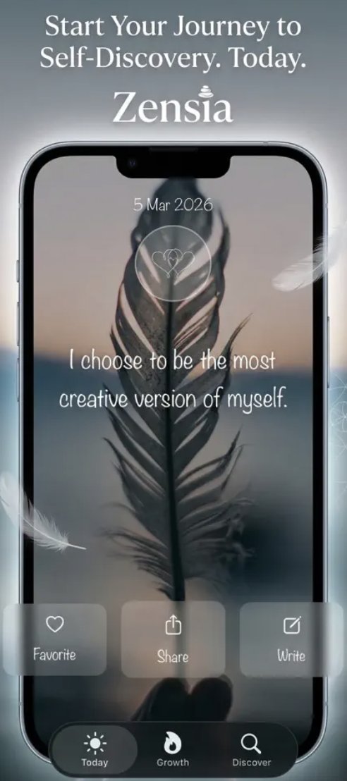 zensiaapp's tweet photo. Zensia is officially LIVE! 🚀🕊️

I’m a solo dev and I built this minimalist, aesthetic space for daily affirmations.

Giving away 1 month of FREE Premium to the first 100 people to celebrate! 🎁

Claim here: 👉 https://t.co/JfFSuhveOo
#IndieDev #BuildInPublic #Zensia ✨ https://t.co/fqAeMwEvPW