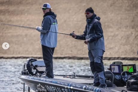 Matthew Golden finished in 4th place in the recent Bassmaster Celebrity Pro-Am, along with his fishing partner Sam Hanggi. 🎣

[ 📸 via IG sam_hanggi_fishing  ]
🔗 instagram.com/p/DV00dwqjnoT