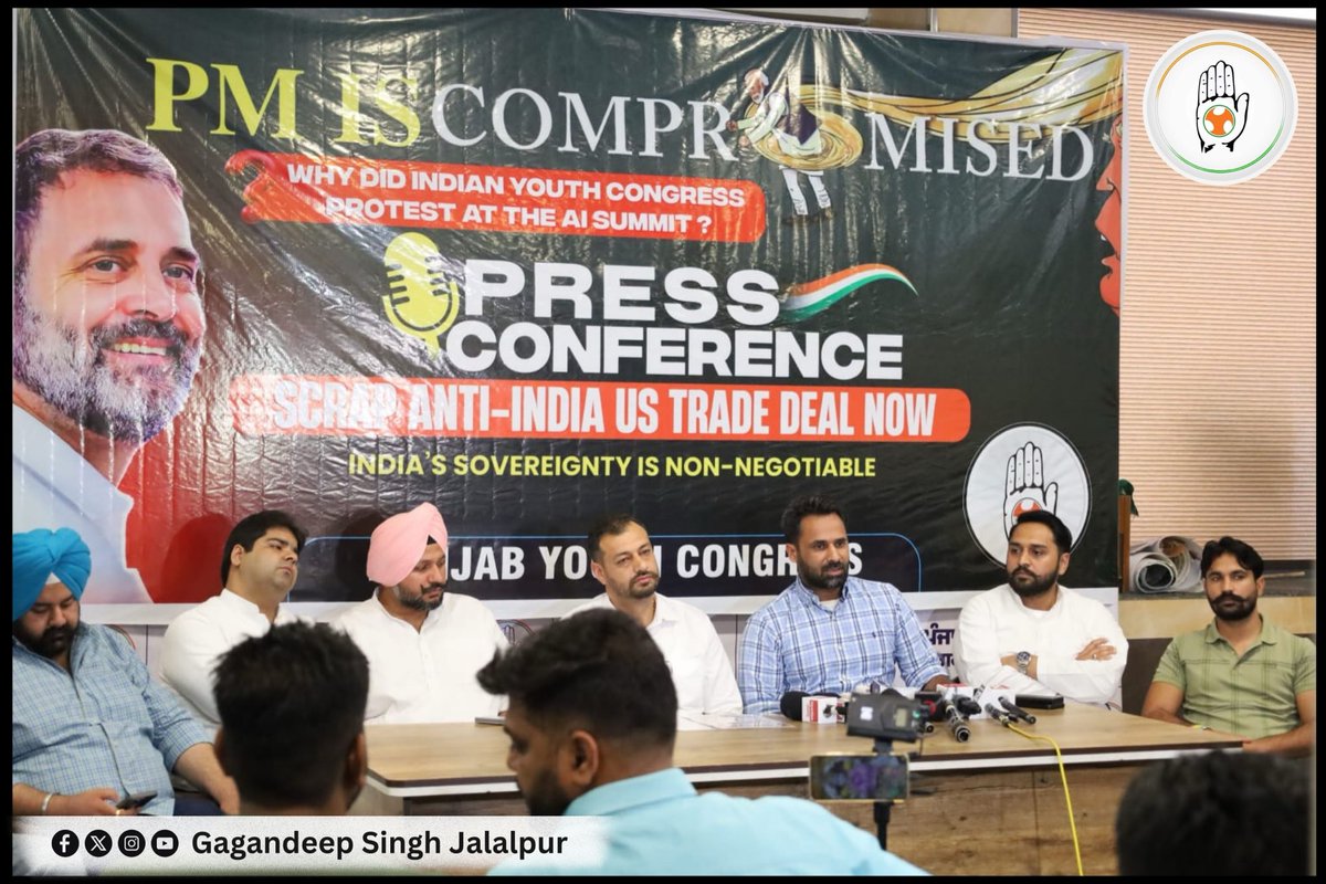 Press Conference 

#punjabcongress #youthcongress #rahulgandhi