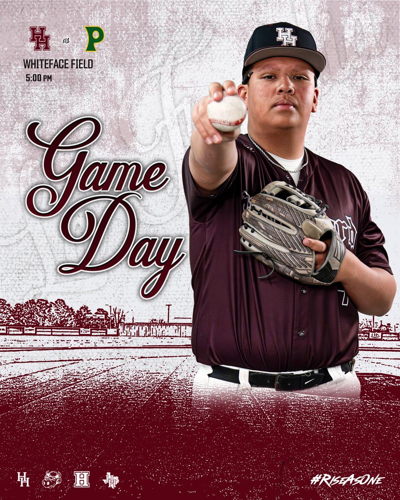 HISD_Sports's tweet photo. โพ DISTRICT BASEBALL
Herd Baseball vs Pampa
๐ Whiteface Field
๐ 5:00 PM
First district game at home.
Rise As One.
#GoHerd | #HPND | #HerdBaseball | #RiseAsOne | #ForTheH https://t.co/Yvrij1pkvo