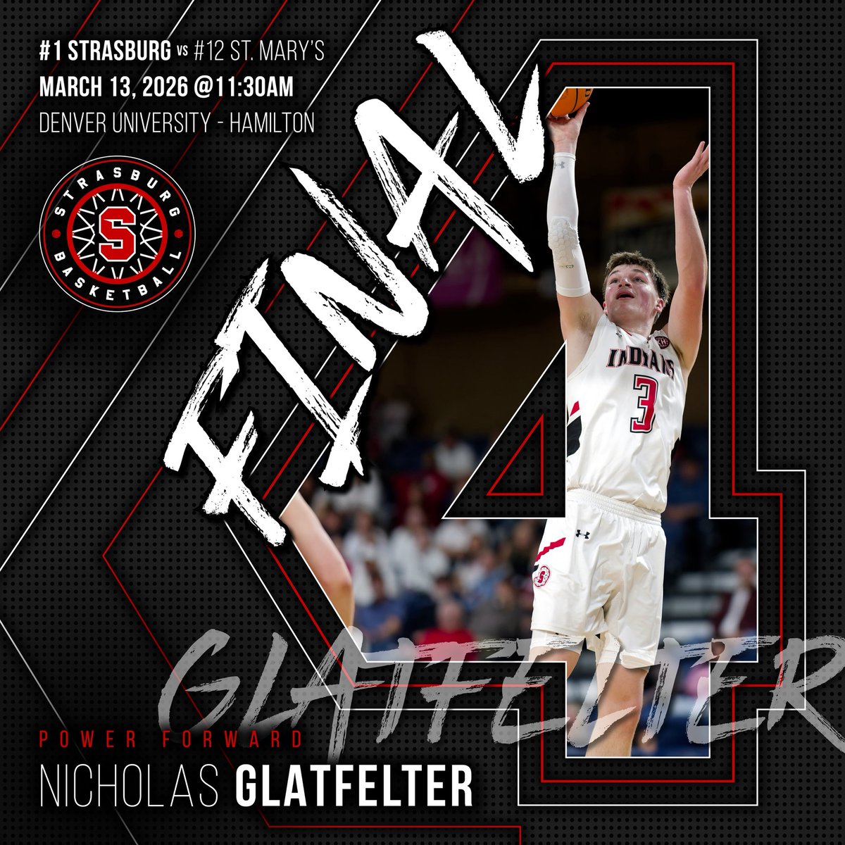 BurgHoops's tweet photo. Final Four. Different Here. #BurgHoops 

@nick_glatfelter https://t.co/v2zQ6AjKWU