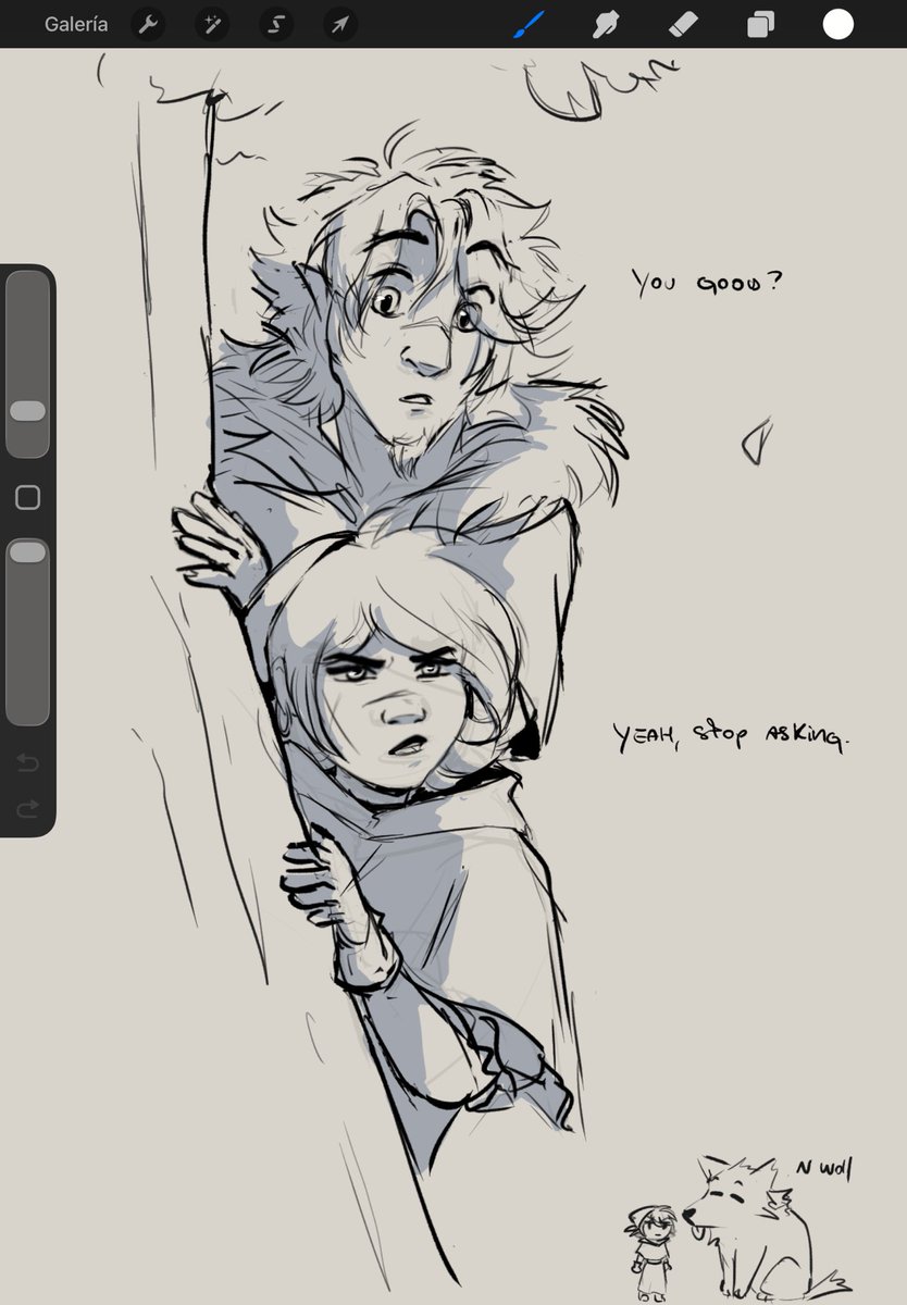 One of the many random sketches I do of these two, to practice their designs 🥺🥺🥺

#murderdrones #DeathValleyAU #nuzi