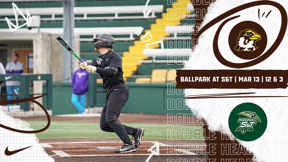 Game day!

📍| Rolla, MO
🏟️| Ballpark at S&amp;T
🆚| Missouri S&amp;T
⏱️| 12 &amp; 3
📊| minerathletics.com/sidearmstats/b…
🎥| glvcsn.com/mst/?B=3385565

#MenofMayhem