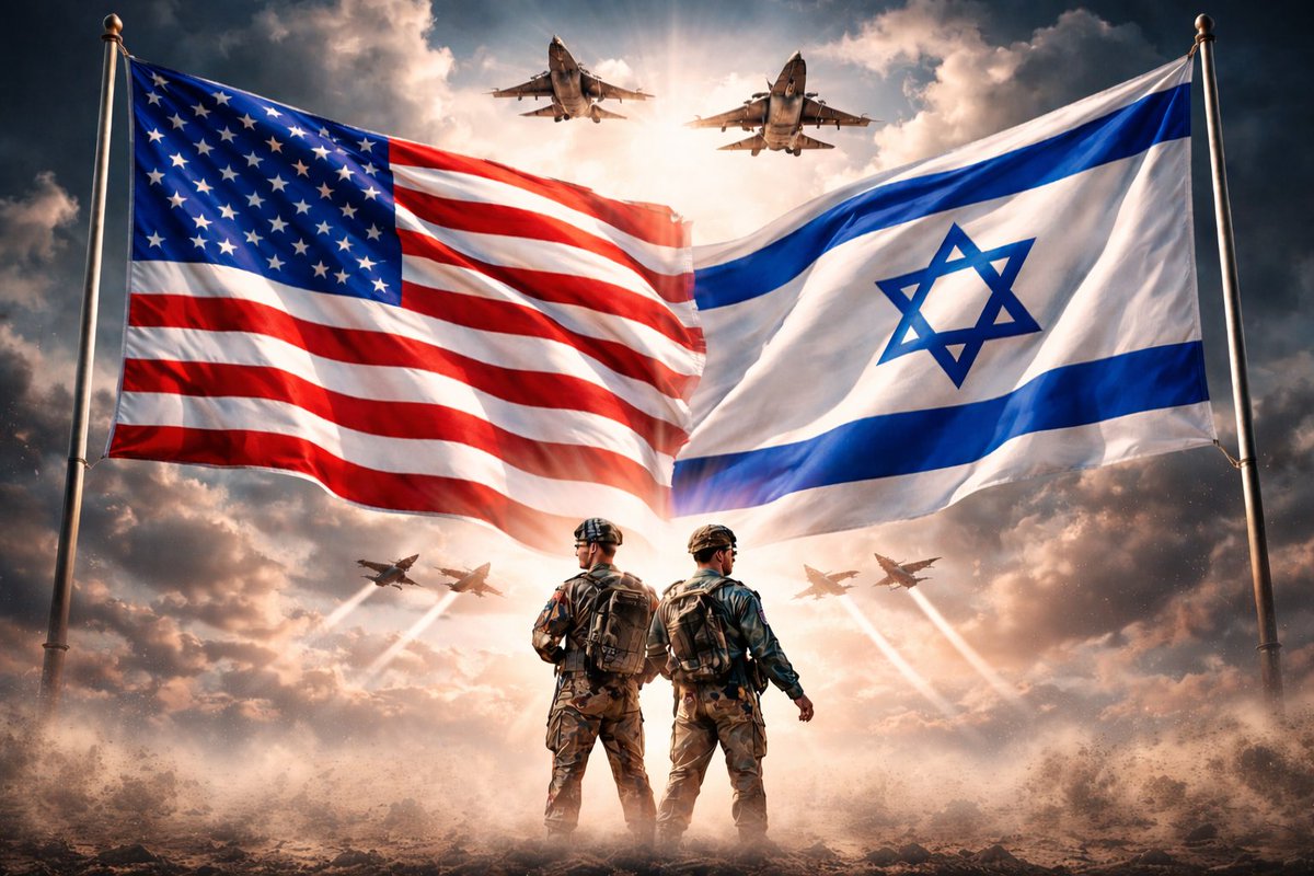 The USA 🇺🇸 + Israel 🇮🇱

The most powerful partnership on earth.

God bless.