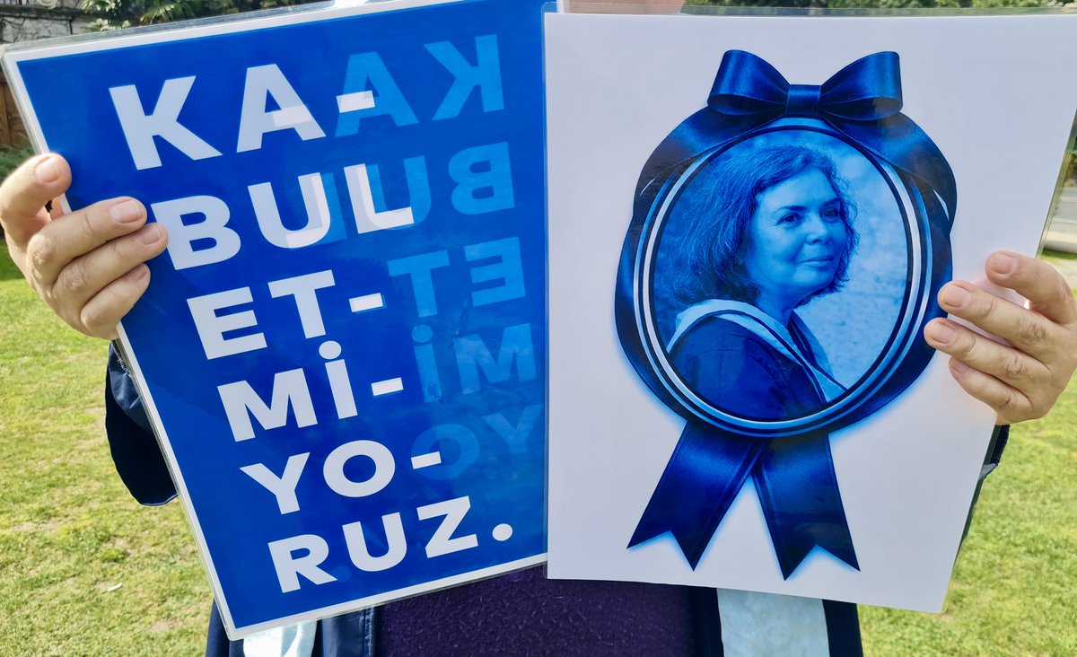 13 Mart 2026 Boğaziçi Üniversitesi Akademisyenleri Nöbeti no. 1278. Direnişin 6. yılı/1895. günü <a href="/UniBogazici/">Boğaziçi Üni.</a> #KabulEtmiyoruzVazgeçmiyoruz
March 13, 2026 Bogazici University Faculty Vigil #1278/6th year/1895th day of the resistance @unibogazici_en #WeDoNotAcceptWeDoNotGiveUp