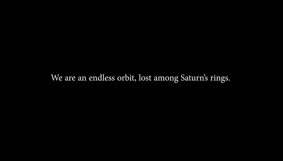endofkala's tweet photo. “We are an endless orbit, lost among Saturn's rings.”

#OnlyFriendsDreamOnEP3
#SaturnMV #AouBoom https://t.co/0mxKOvjz4G