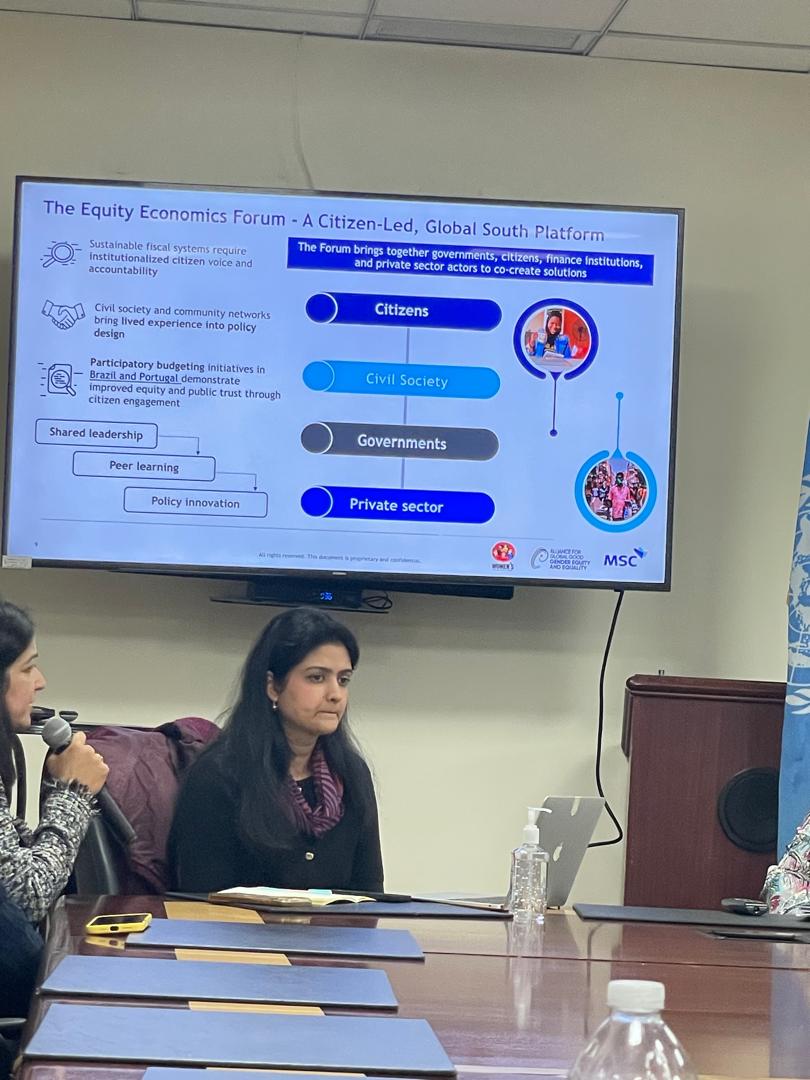 NAWOUga's tweet photo. As discussions at #CSW70 intensify,NAWOU represented by the Director @AgutiAg52871 joins other partners to participate in a session at Uganda House Newyork organised by @MicroSave to discuss,share on issues around inclusive public,private finance and sustainable fiscal policies. https://t.co/IhtuR9lJVA