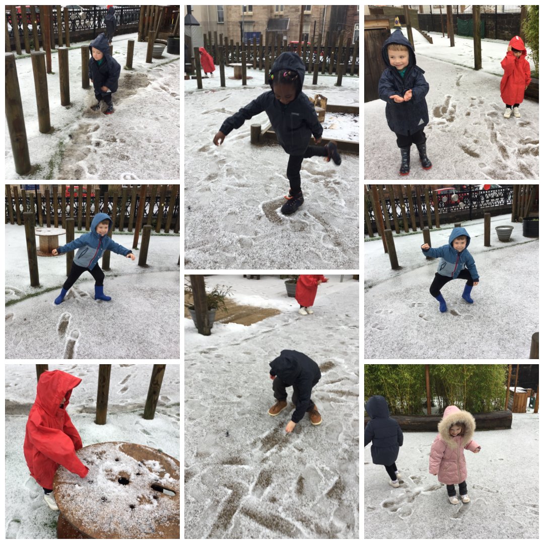 Flowerbankecc's tweet photo. ⛈️Little laughs and happy trails,
Nursery fun - even in the hail.❄️ https://t.co/BSjRaGc2bE