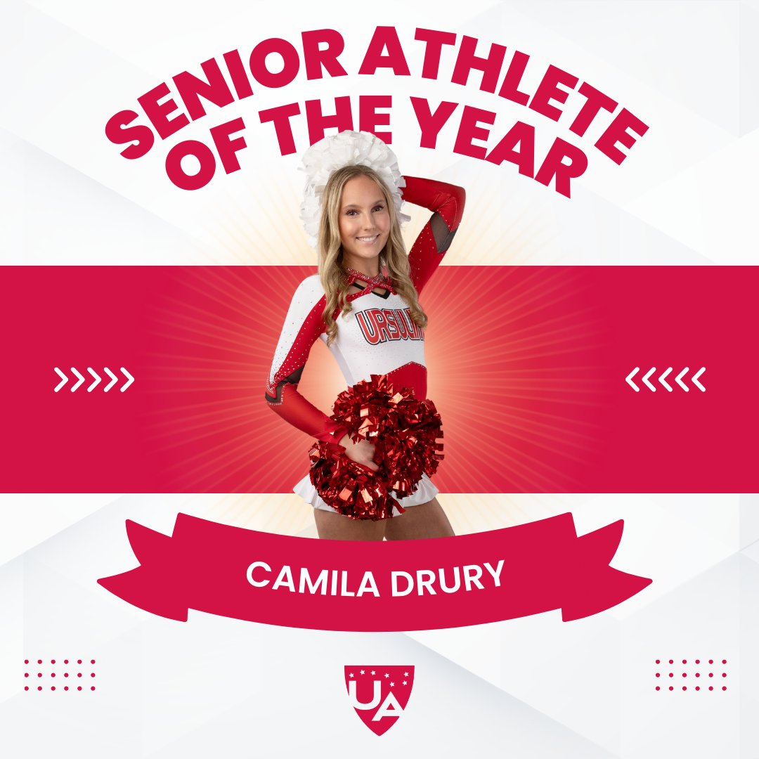 UASTL_Athletics's tweet photo. 🎓Countdown to Graduation🎓
Today we’re celebrating our Senior Athlete of the Year, Camila Drury!
🏆 3x State Champion Cheerleader
✨ The only athlete in UA history to win three state champions
Congrats, Camila—we’re so proud of you! ❤️ #OnceaBearAlwaysaBear #NeverSayGoodbye https://t.co/88XiYiVWBk