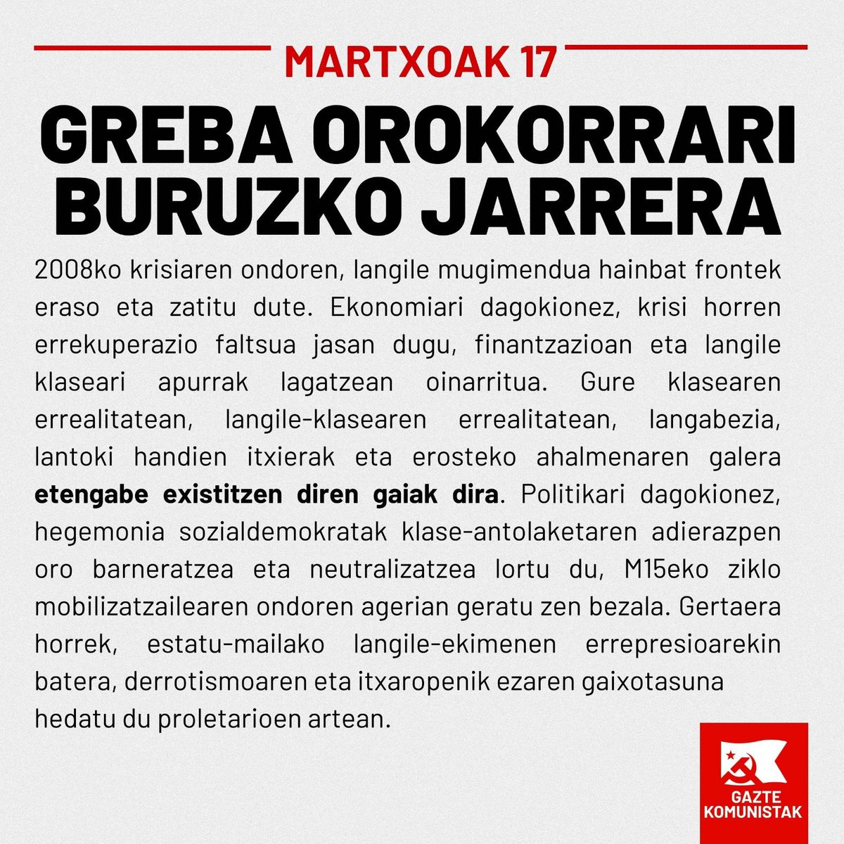 Gazte Komunistak tweet media