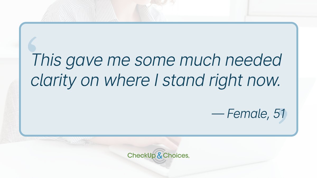 CheckUpChoices's tweet photo. 📊 Real progress requires real data. Our free, judgment-free screener gives you the clarity to move forward.

Start now with the free assessment:
https://t.co/Fki9byjIbM

#CheckUpAndChoices https://t.co/qA4OCcNJHe
