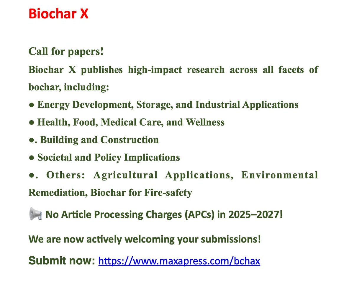 Biochar & CARR tweet media
