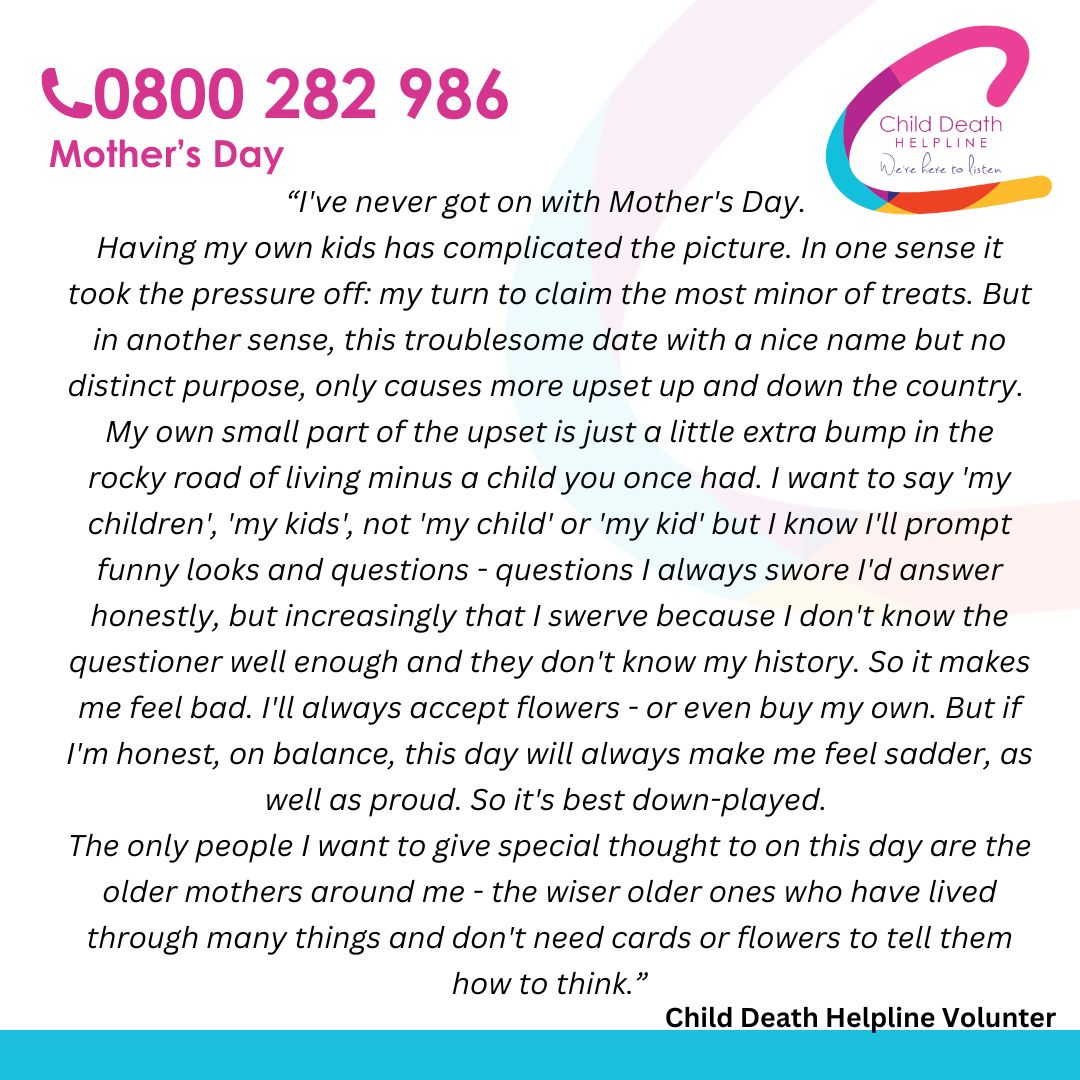 Child Death Helpline tweet media