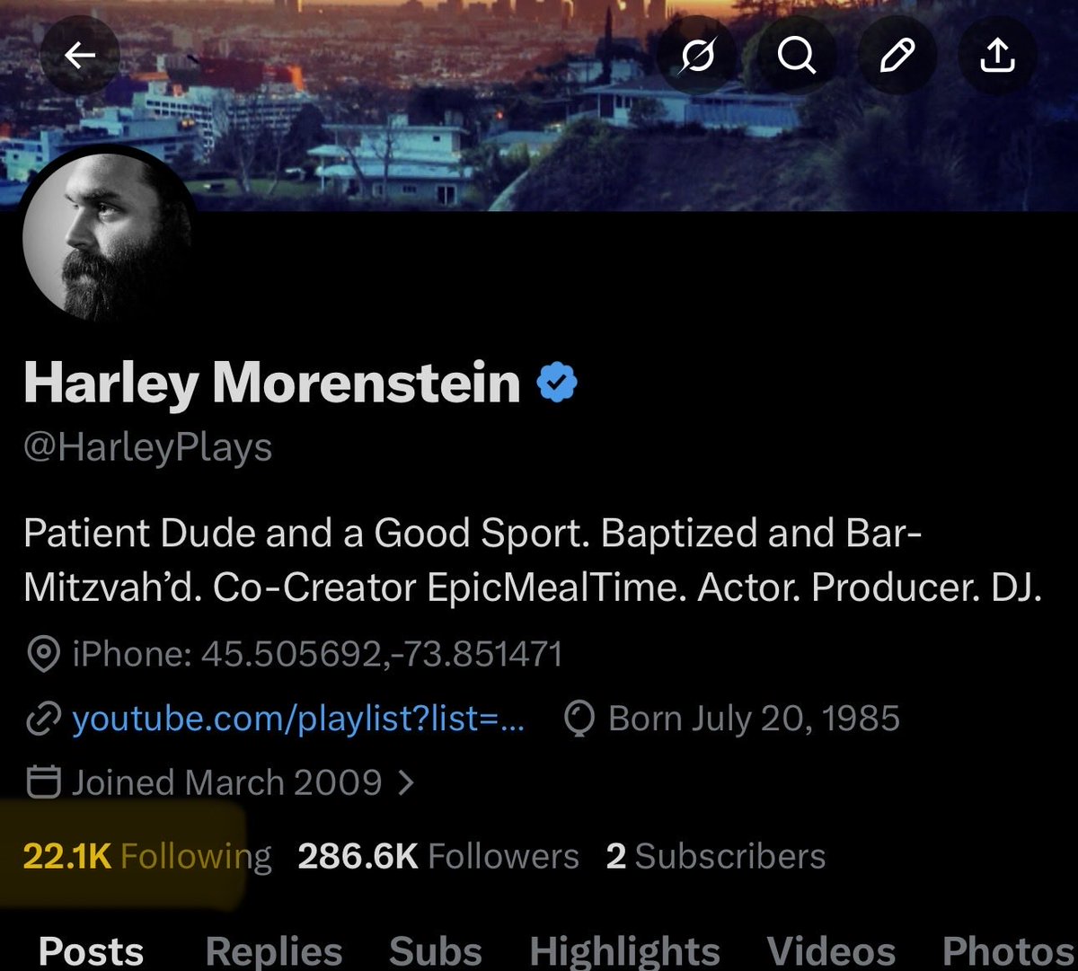 Harley Morenstein tweet media