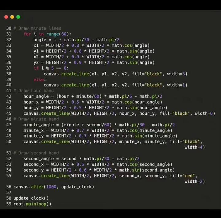 Make Clock Using Python