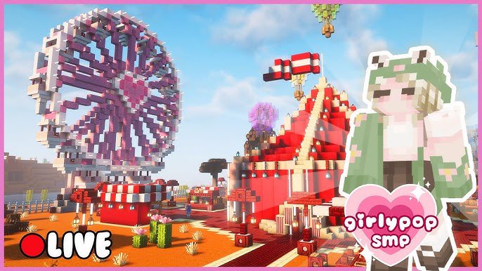 MCYT_Highlights's tweet photo. Girlypop SMP

A seasonal SMP where (mainly) women are split into teams to compete, PVP style, to create the best builds that fit certain themes. The series is in between seasons right now, but you can still find VODs and videos from previous seasons on YouTube. https://t.co/qYE8iQKKJp