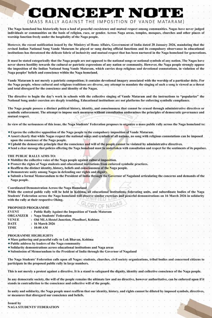 Naga Students’ Federation (NSF) tweet media