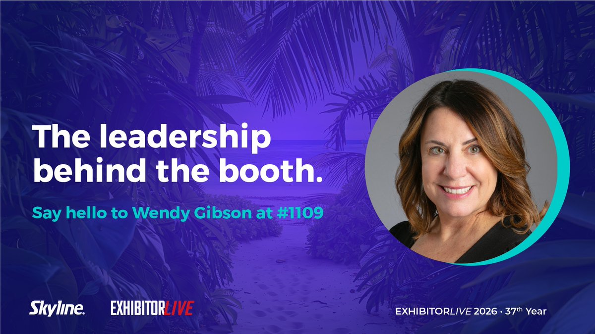 SkylineExhibits's tweet image. The Skyline team will be at #EXHIBITORLIVE2026 in Tampa (Mar 29–Apr 1) and we can't wait to connect. While you're there, dig in our 3D foam sandbox for a chance to win one of 68 prizes. Got exhibit questions? Get real answers. Talk to some of our team in booth #1109. #tradeshows