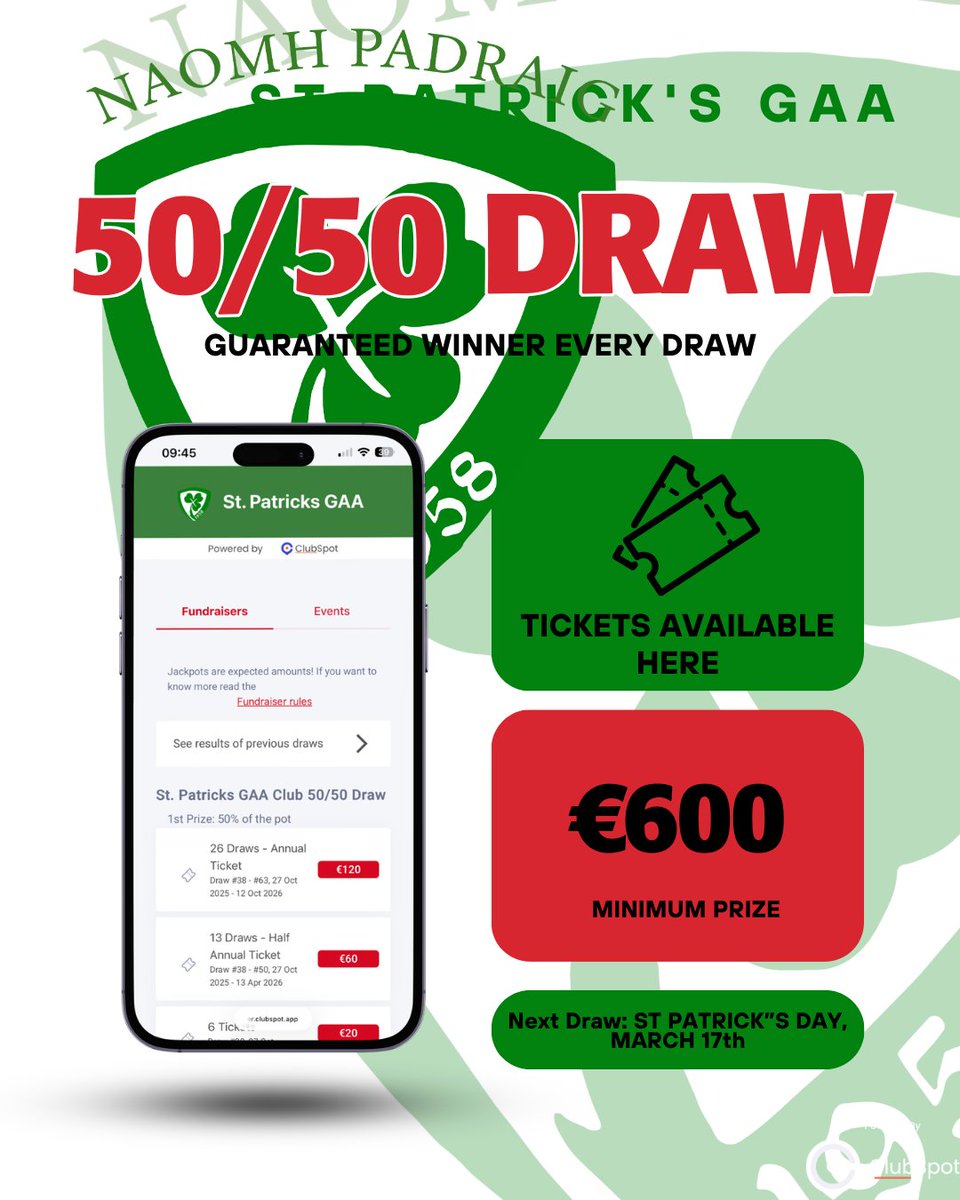 St Patrick's GAA tweet media