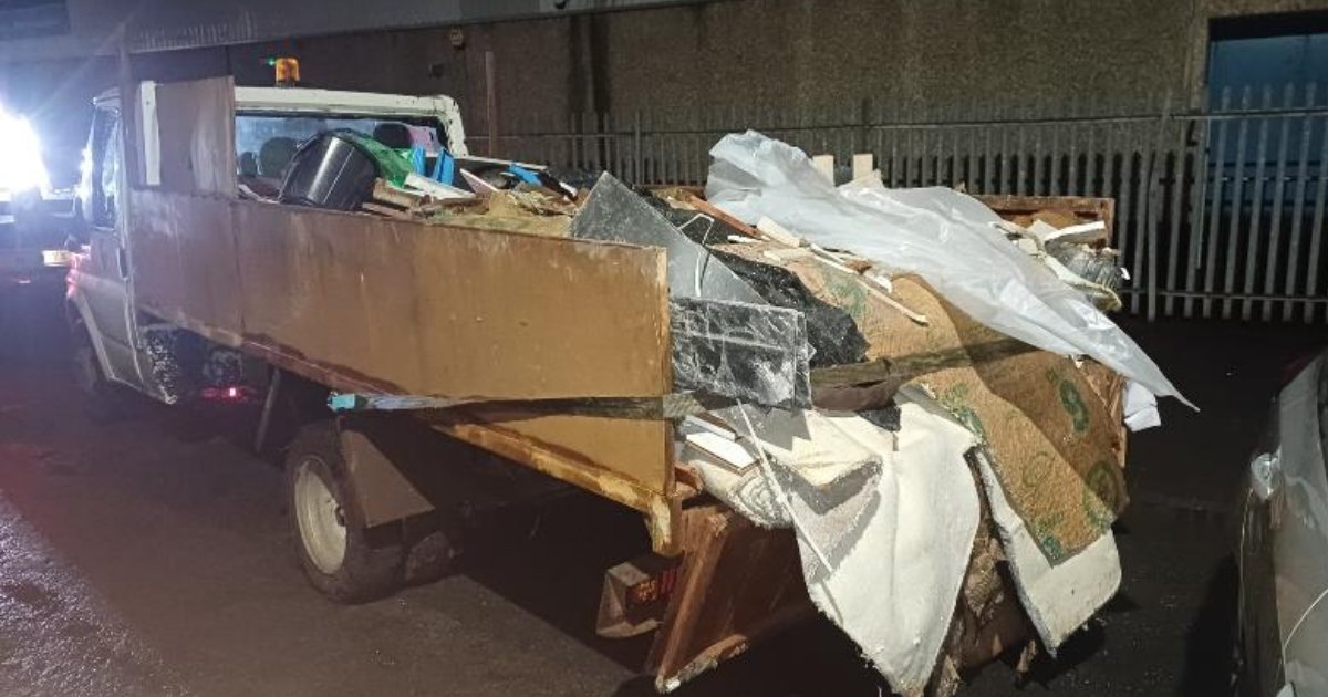 When your fly-tipping plan hits a muddy patch… literally. 🚐😬 

This Ford Transit van is believed to have gotten stuck in the mud while the driver was fly-tipping. 

Investigations are ongoing to identify those responsible. If they can’t be traced, the van will be destroyed