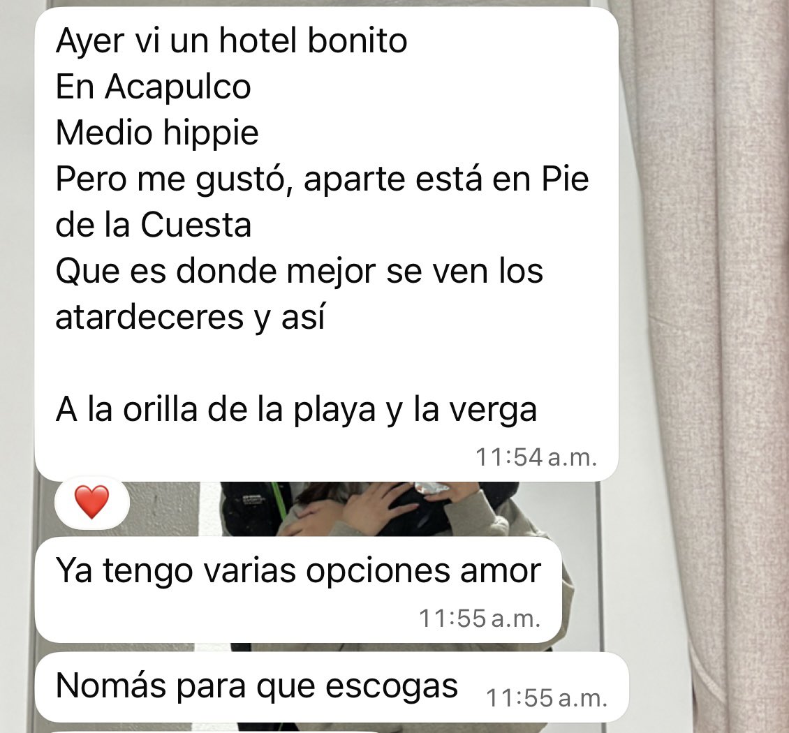 _mariferhh's tweet photo. Es la intención, el interés, el tiempo, las ganas, todo. ❤️‍🩹 https://t.co/FykdToZQNY