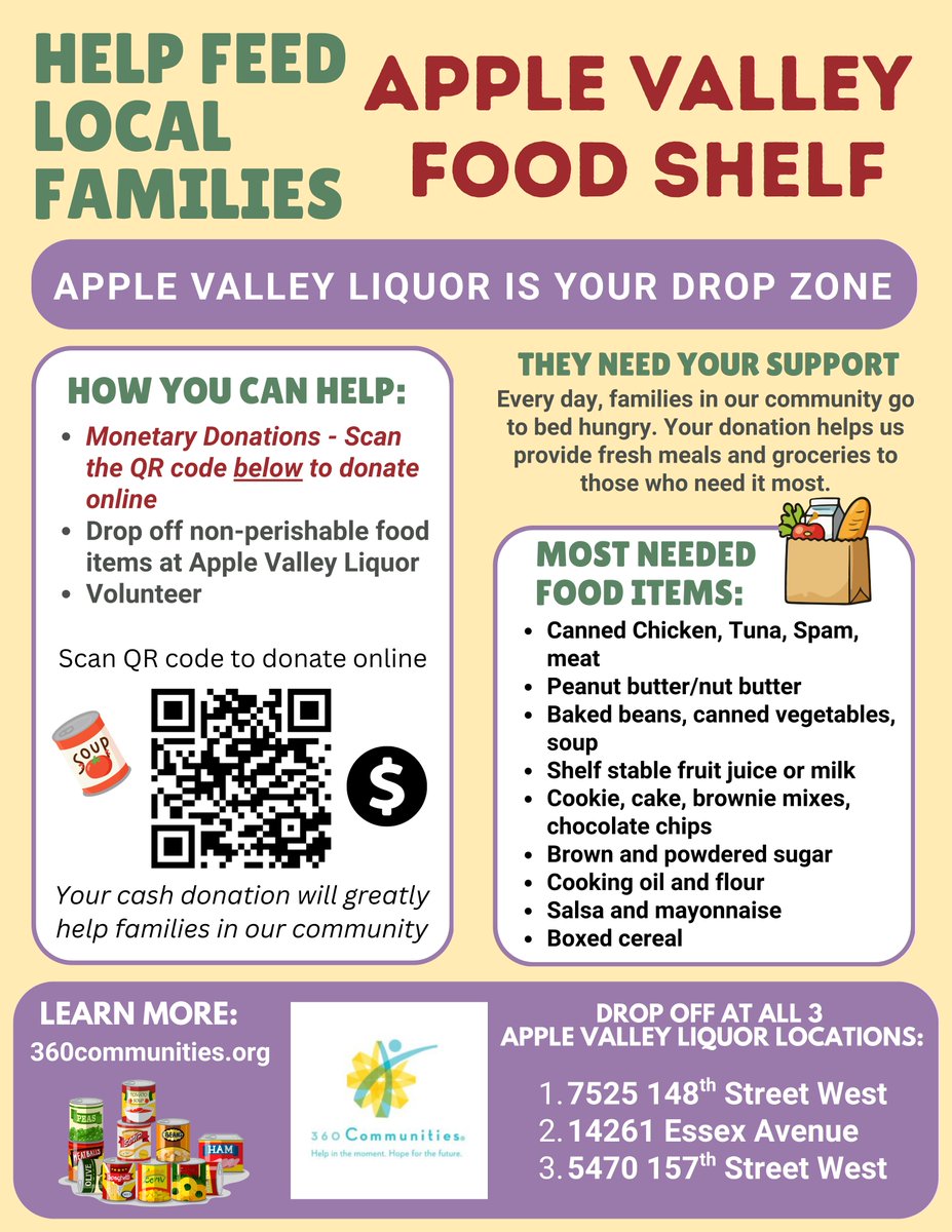 APPLE VALLEY LIQUOR - Giving Back To The Community tweet media