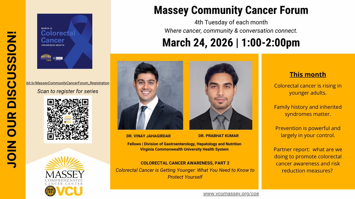 VCU Massey Comprehensive Cancer Center tweet media