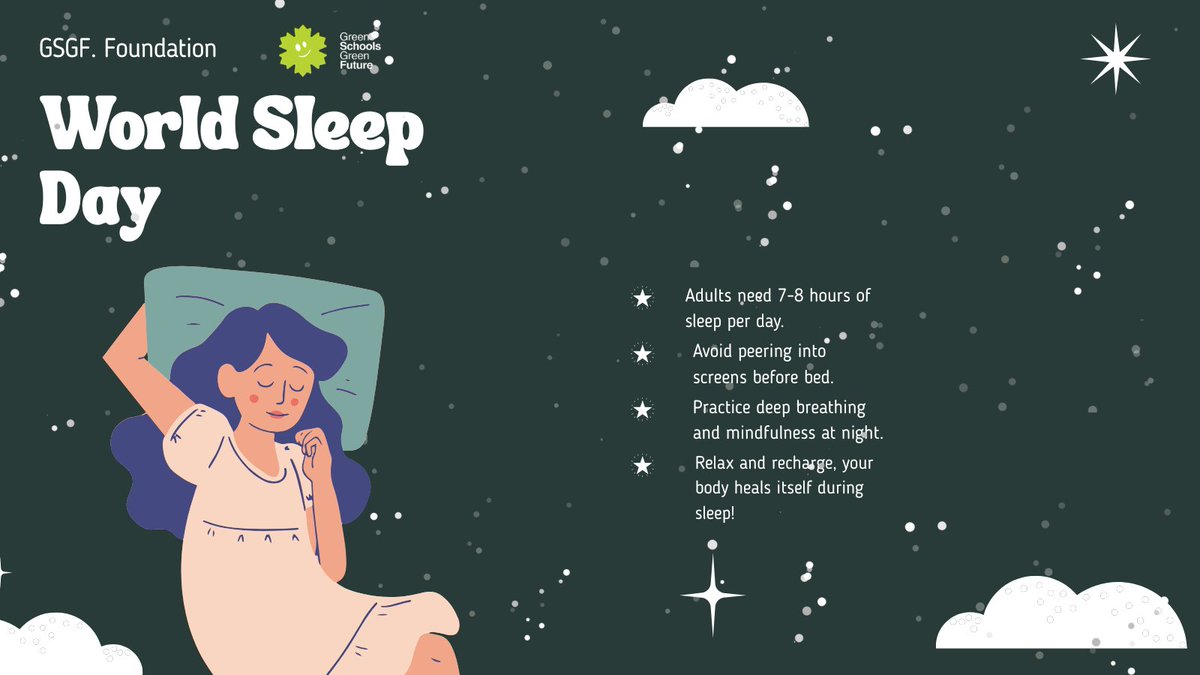 Getting enough sleep can play an important role in several factors of mental and physical health. Celebrate the day by prioritizing your health and sleeping well!