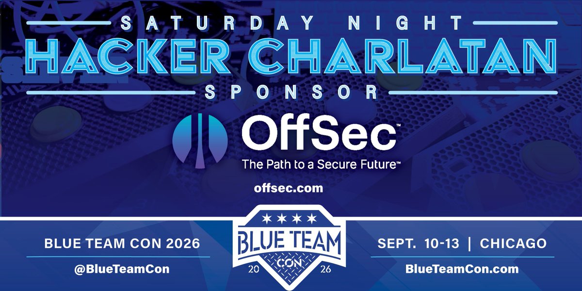 Blue Team Con tweet media