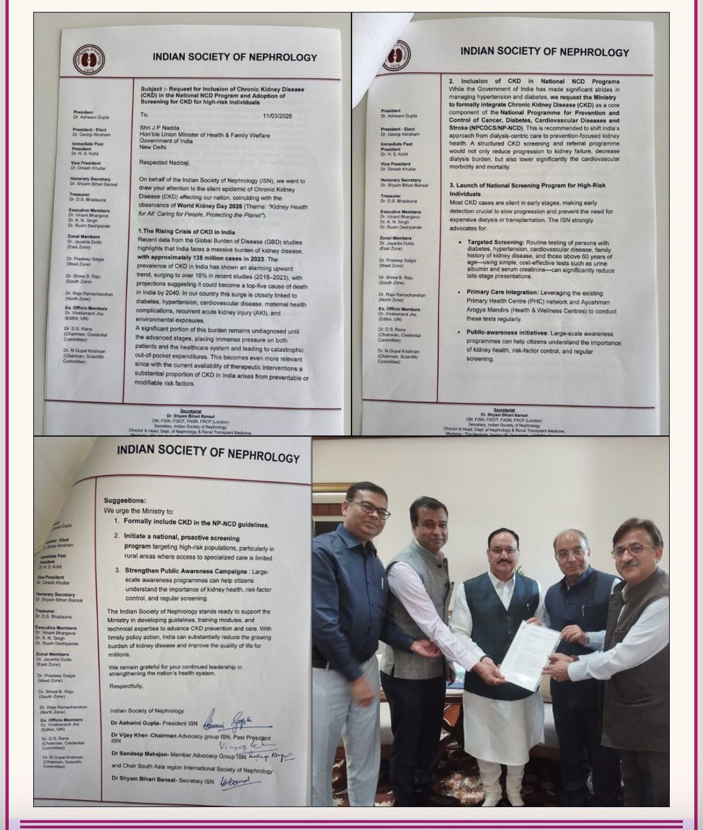 Indian Society of Nephrology tweet media