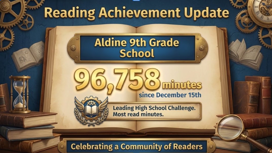 Aldine ISD Libraries tweet media