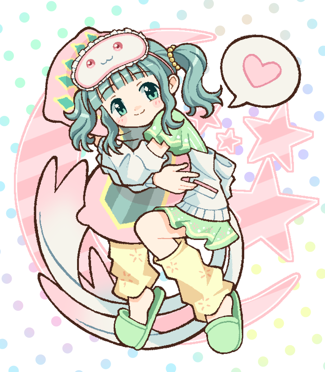 castussan's tweet photo. Futaba Sana from Magia Record 💚🩷 https://t.co/2bygYpvRrh