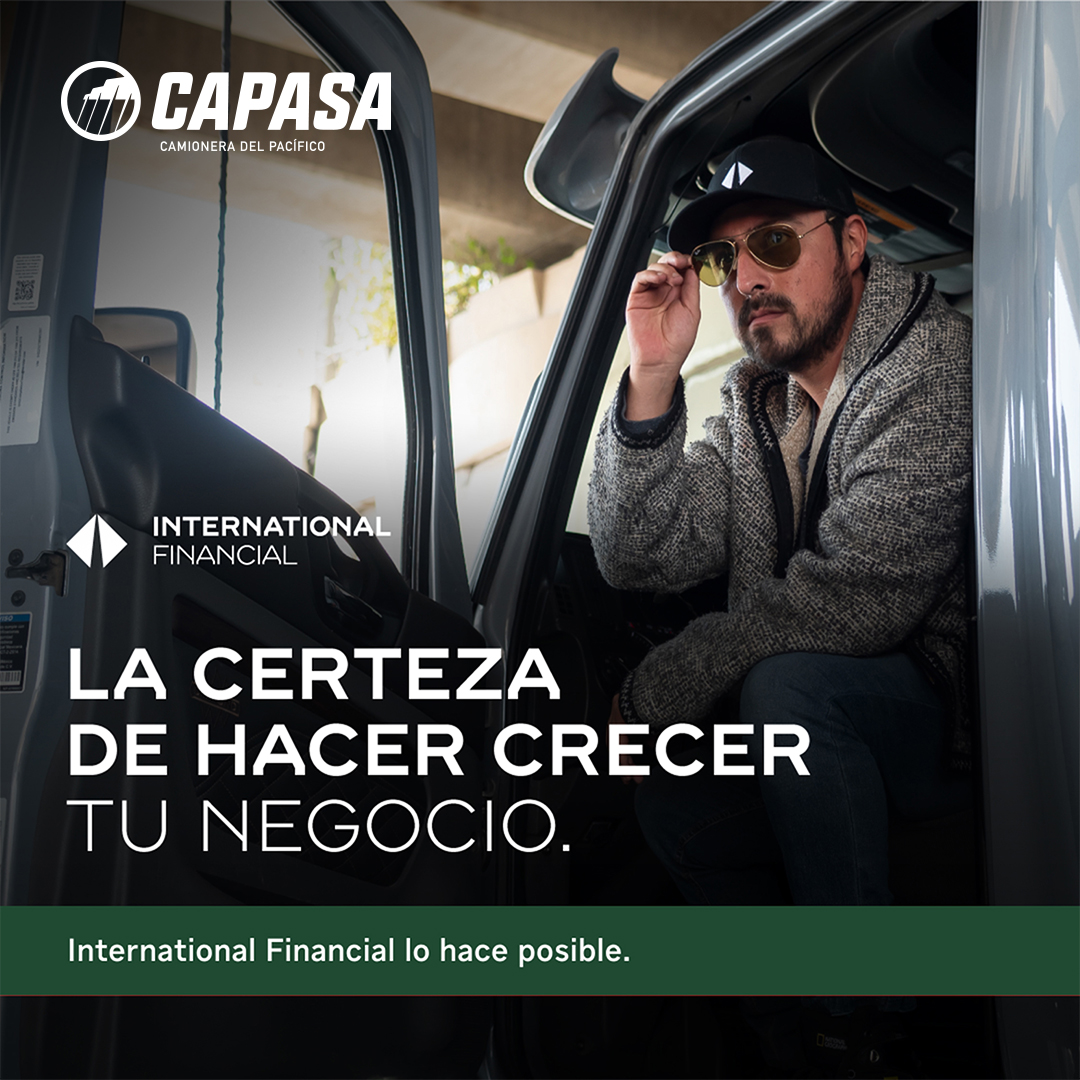 CAPASAmx's tweet image. 💡 Estar al frente de una operación exige confiar en la unidad y en el respaldo que la hace posible.

Con #InternationalFinancial y #CAPASA puedes integrar nuevas unidades con esquemas de pago alineados a tu flujo operativo.

🚛 Planeación financiera para crecer con estabilidad.