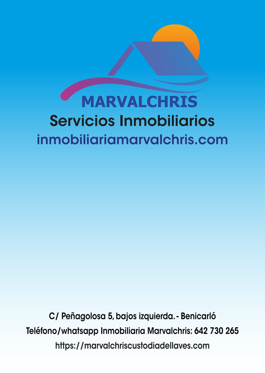 DeLlaves70596's tweet photo. 🔑 Nuevo servicio en Inmobiliaria Marvalchris

Custodia de llaves y supervisión de viviendas con 3 planes adaptados a cada propietario.

Ideal para segundas residencias o viviendas vacías.

📍 C/ Penyagolosa 5, Benicarló
📞 643 72 02 65 https://t.co/KDDj1CgN9j
