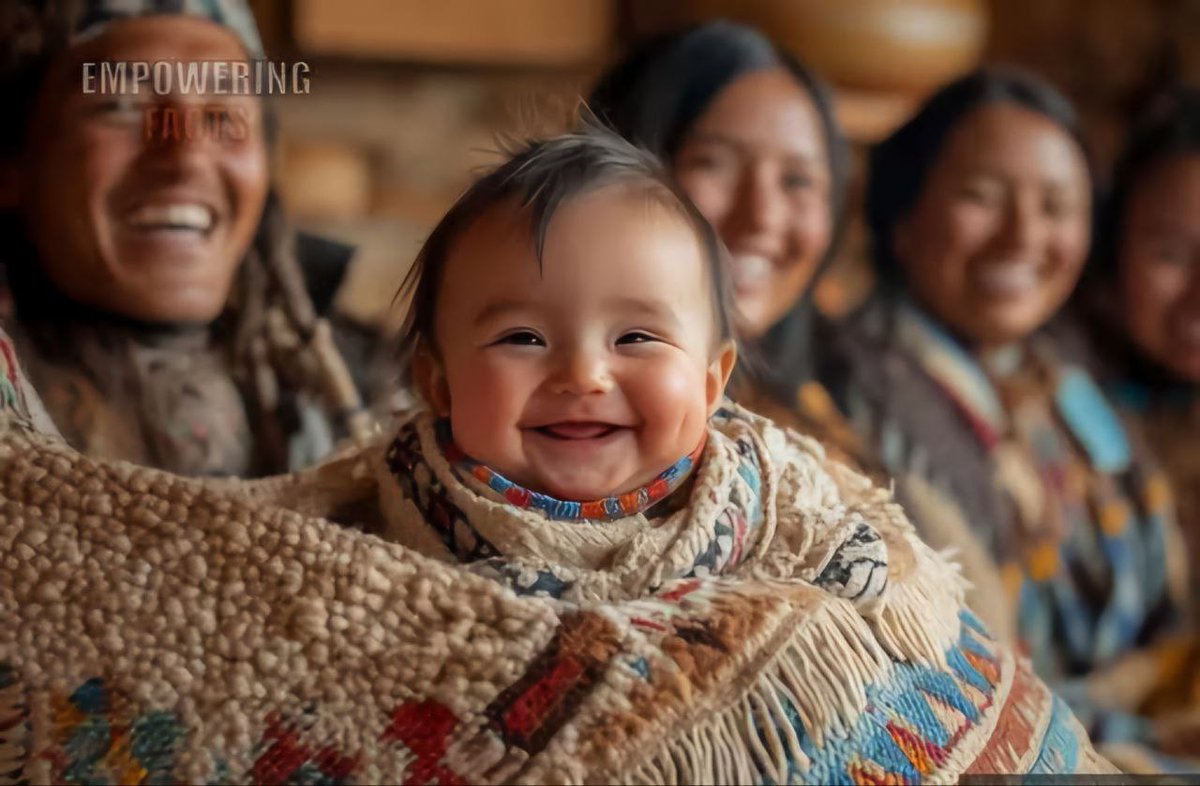 HennaCloud's tweet photo. Bei den Navajo ist das erste Lachen eines Babys mehr als nur ein Entwicklungsschritt - es ist ein heiliges Ereignis. Sobald es sein erstes echtes Kichern von sich gibt, richtet die Person, die es ausgelöst hat, eine Feier aus, um das Kind in der sozialen Welt willkommen zu heißen https://t.co/kk239hs1jo