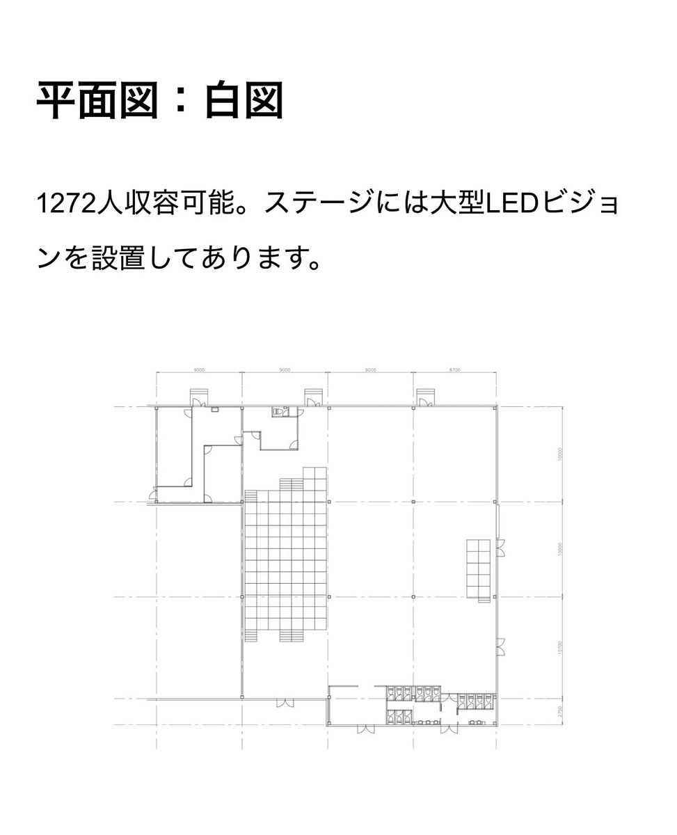 rabbbinky's tweet photo. @yaaaeidol 図面みたら横に広そうだけど、端寄りだと見切れそう😰 https://t.co/YPlPfzCc8m