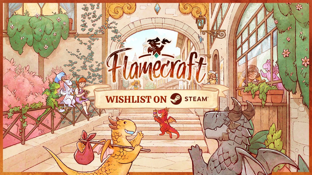 monstercouch's tweet photo. Flamecraft is joining #RelaxingEvent 2026! 🎉

It's a celebration of cozy, warm and relaxing games, which is exactly what we all need right now 🧡

If you like Flamecraft - add it to your wishlist! Your support means everything ✨

This one is for you, Cozygamers! https://t.co/6yN6Espp7H