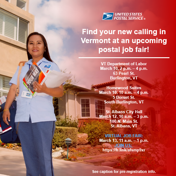 lpamanian's tweet photo. https://t.co/I8o2BJwOqx #Jobfair #virtualjobfair #USPSCareers #Vermontjobs #hiring #jobs #jobsearch #work #employment #joinus #USPS #USPSEmployee https://t.co/dcpGlqIR9E https://t.co/dsQxk0y9Xw