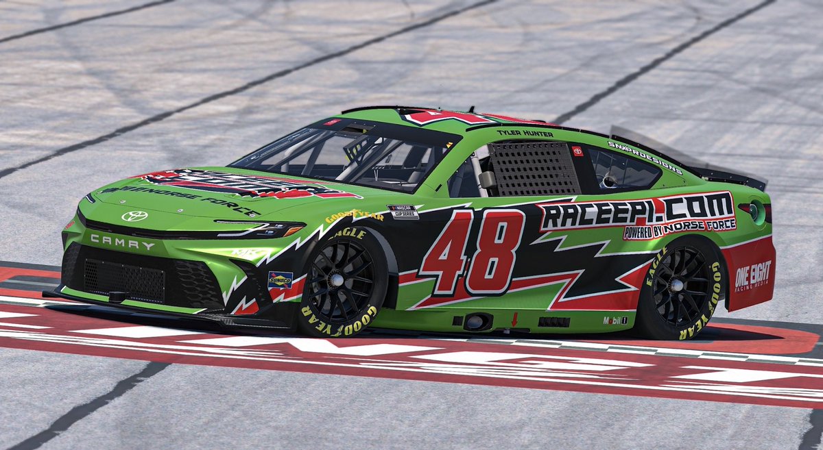 For Darlington I decided to throw it back for FLCC to Bobby Lebonte both in the cup and Orielly car ! Can’t wait for next week !!  Schemes done by <a href="/SniprDesigns/">BOMAR</a>