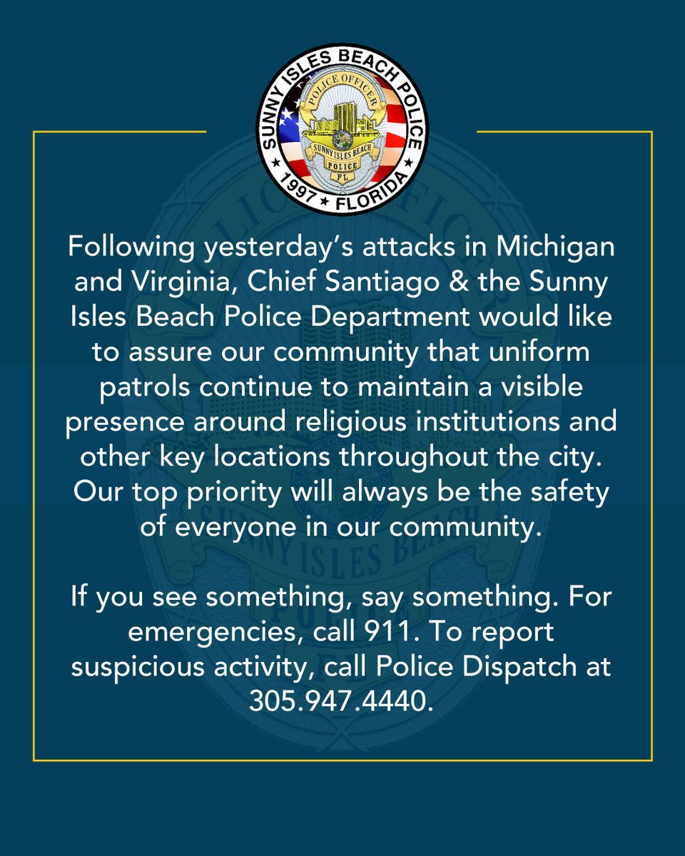 Sunny Isles Beach PD tweet media