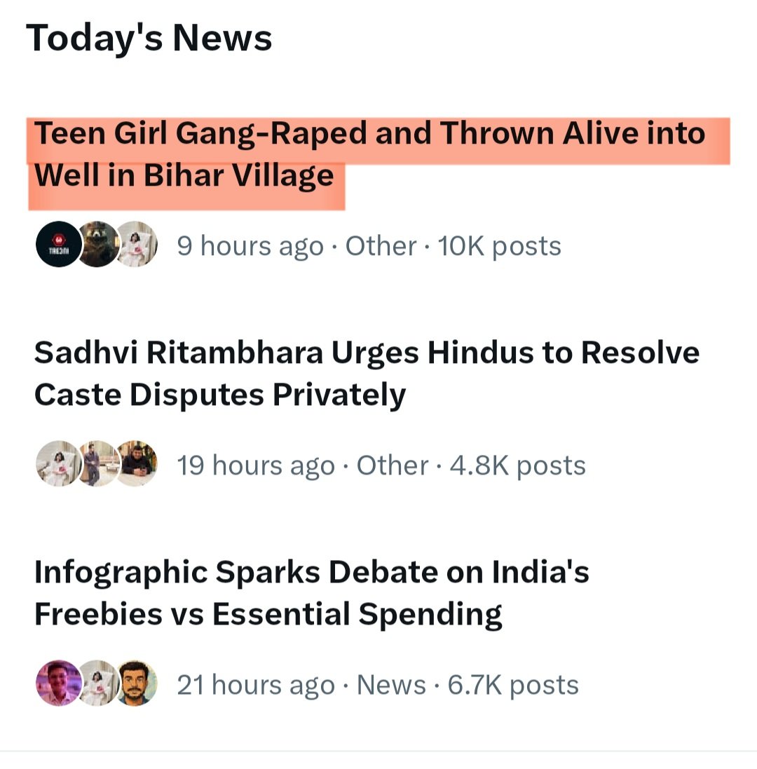 neha_laldas's tweet photo. If the victim was not a GC but a dalit girl, what do you think headline would have been?

And why the caste identity of accused is highlighted only when they are GC, but not when they are dalit?

Unfortunately, in this country, the amount of outrage on a crime, depends on the caste-identity of victim & accused.