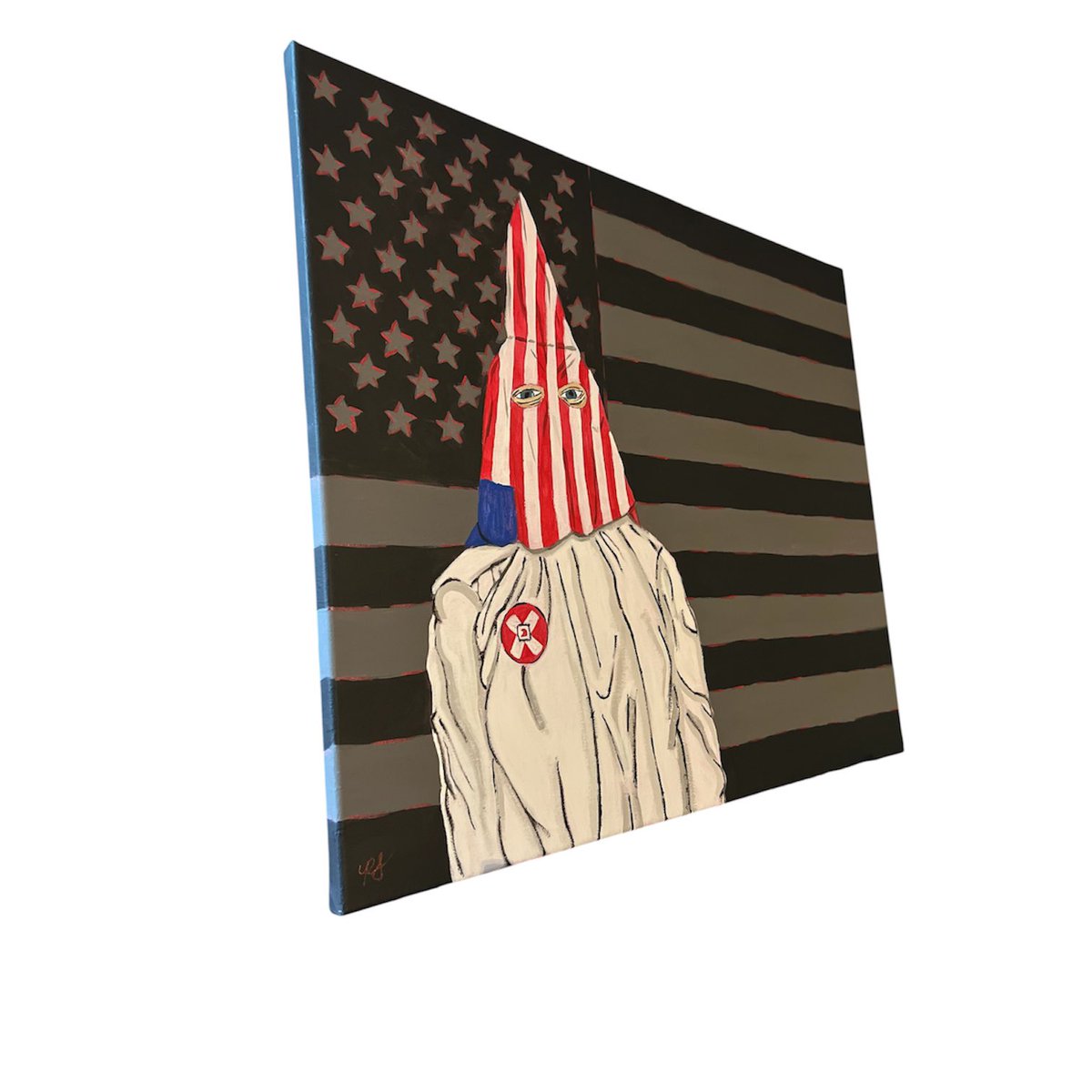 MrLuckyPaint's tweet photo. “The American Way”

20x24 acrylic on canvas 

Found myself scrolling through Instagram bingeing on political reels. What I found was hard to watch, just thinking “this cannot be who is representing our nation right now.” “Are they really for the people?” “Is orange man serious?” https://t.co/beJWCDuuPv