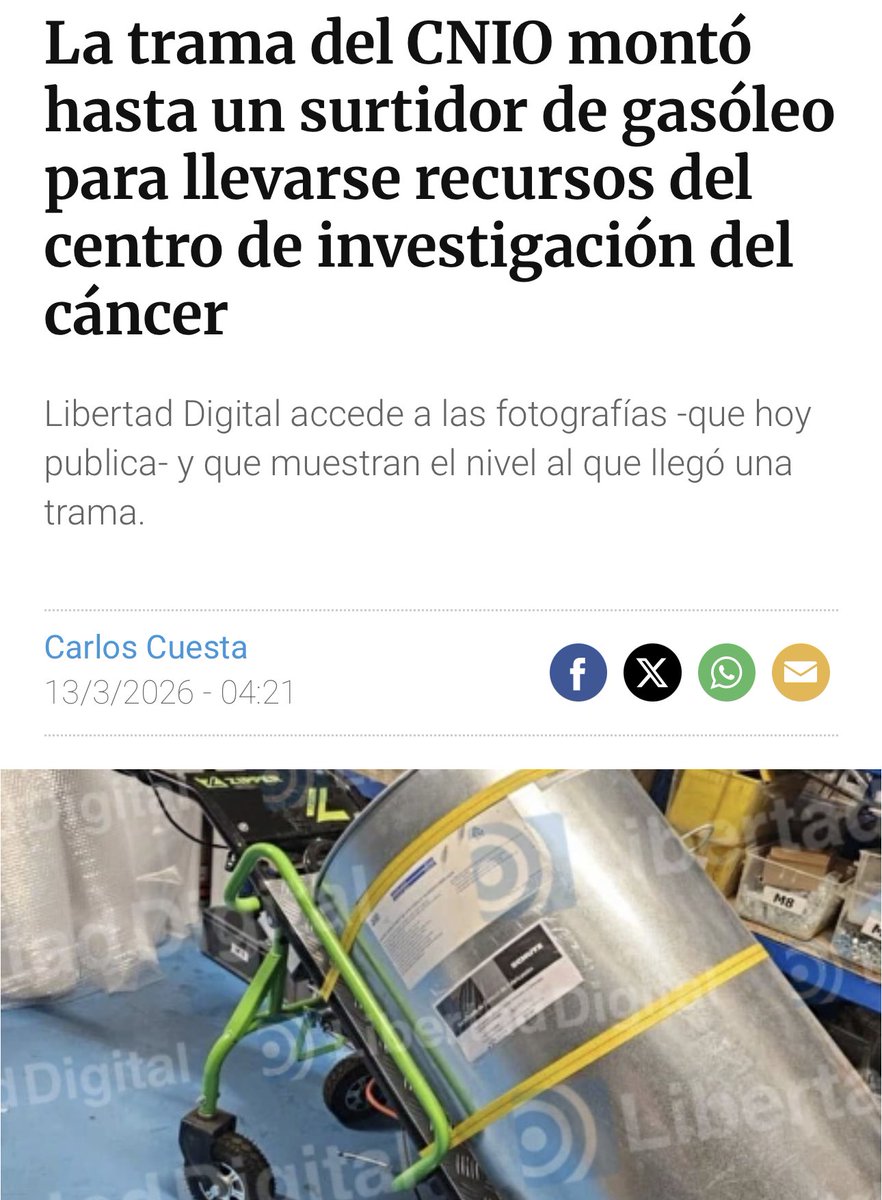 Robando 25.000.000€ del dinero para estudios oncólogicos y además… hasta el gasoil para los vehículos…
No tienen perdón De Dios ni ellos ni sus votantes…