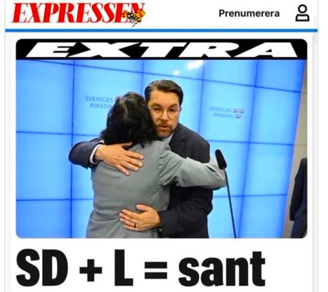 DABoooomB's tweet photo. Nu kan alla kommunister och vänstersosseklägg plocka fram näsdukarna..😭 🤣🤣🤣 https://t.co/uDASVIryFw