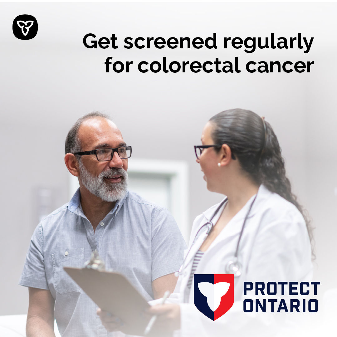 ONThealth's tweet image. March is National Colorectal Cancer Awareness Month.

Learn when you should get checked, and find out some tips to protect yourself:
ontario.ca/page/colon-can…

#EarlyDetection can save lives 🔬

@coloncanada