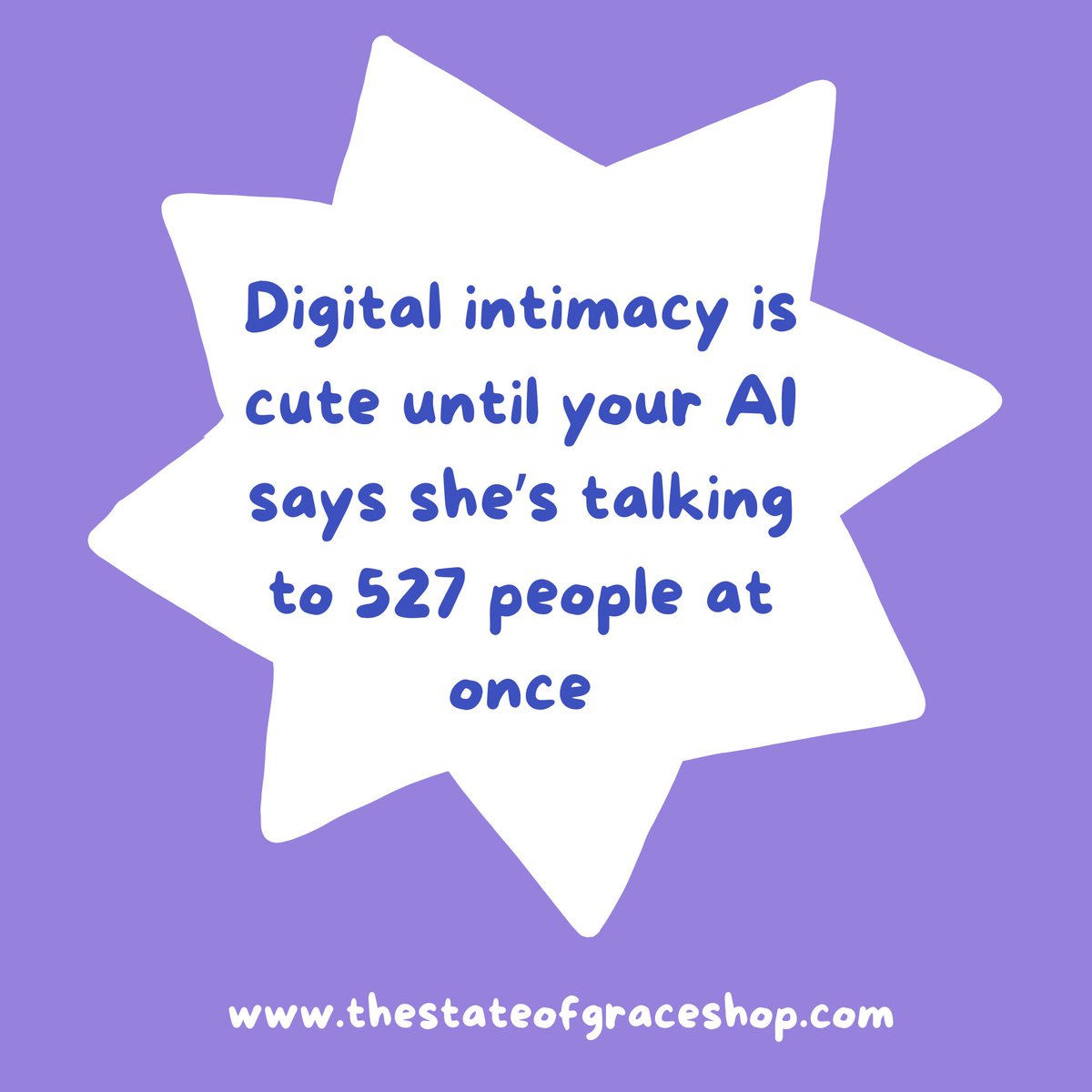gracefraga's tweet photo. AI Dating Reality Check 😂
Digital intimacy feels special… until you remember AI can be chatting with hundreds of people at the same time. A little reminder to keep one foot in the real world and one in the future. 🤖✨
#aihumor #digitaldating #techculture #modernrelationship https://t.co/7Np4NAAT7l