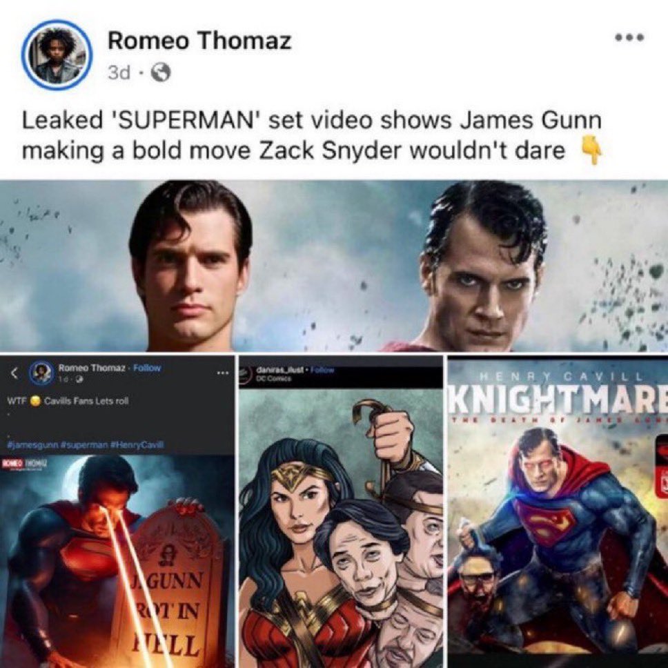 It’s 2026 and Gunn fans are still trying to frame Snyder fans for making psychopathic pictures