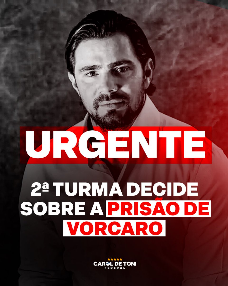CarolDeToni's tweet photo. ACONTECEU AGORA, NO STF! 🚨

O banqueiro Daniel Vorcaro, investigado em um dos maiores escândalos financeiros do país, QUASE saiu da prisão.

A prisão preventiva havia sido determinada pelo ministro André Mendonça para evitar interferência nas investigações sobre o caso do Banco Master.

A 2ª Turma do STF formou maioria e a prisão está MANTIDA. Vorcaro CONTINUARÁ preso.

Agora o próximo passo precisa ser claro: Vorcaro precisa DELATAR e revelar ao Brasil quem mais participou desse escândalo bilionário.