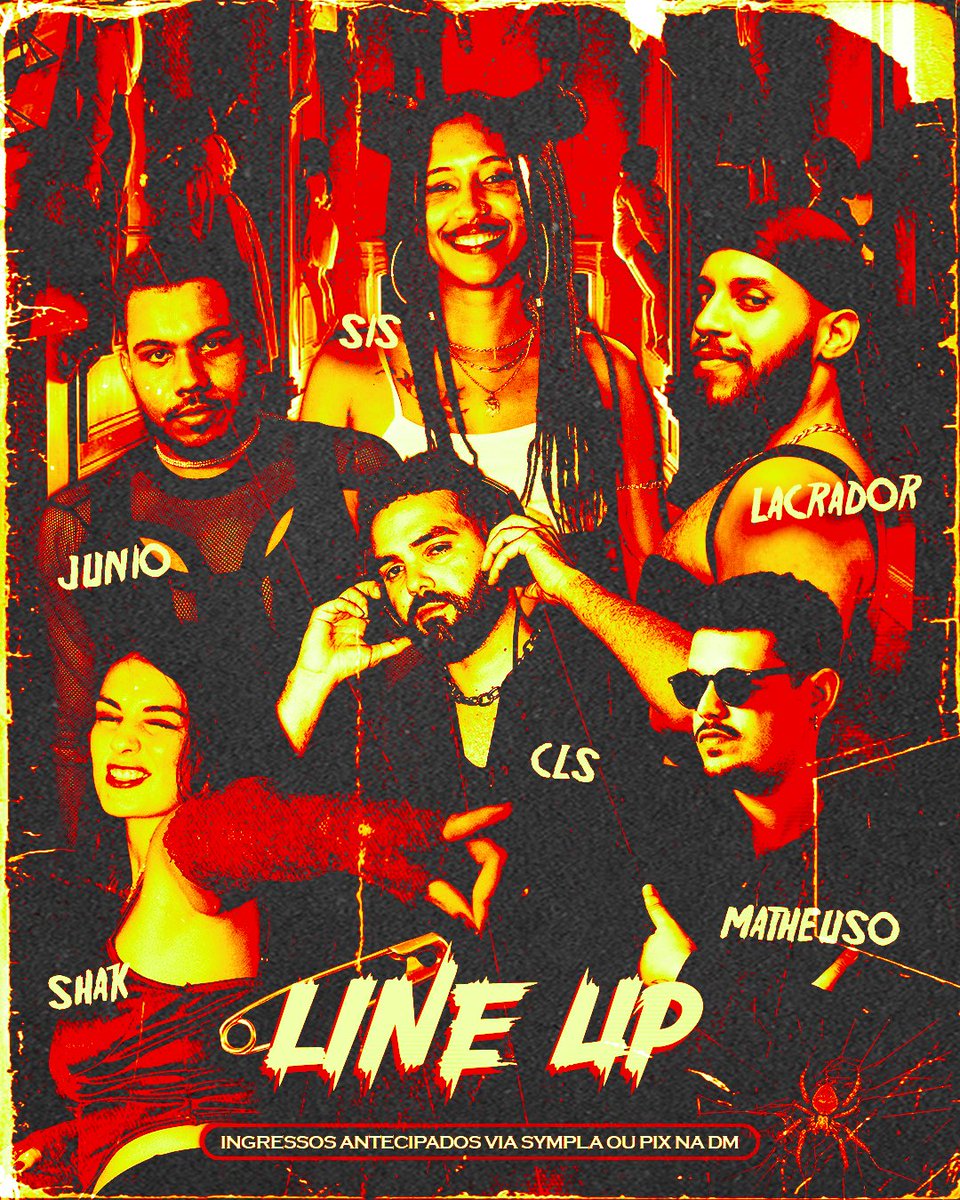 É HOJE! 👻

A sexta feira 13 da deu a louca tá chegando, com vários atrativos gratuitos e uma line que promete arrepiar com sets incríveis, você não pode ficar de fora desse perigo noturno delicioso. 

 📍VEGAS 
🗓️ HOJE!!! 
⏰ 22hrs
 
🎟️: sympla.com.br/evento/deu-a-l… ou via pix (dm)